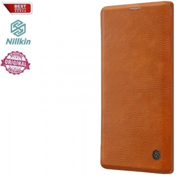 Odinis dėklas Nillkin qin serijos - rudas (GALAXY NOTE 10) Odinis dėklas Nillkin qin serijos - rudas (GALAXY NOTE 10)